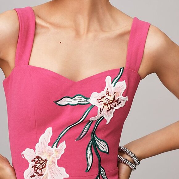 New Dress The Population Nicole Slim Sweetheart Dress M - Picture 4 of 8